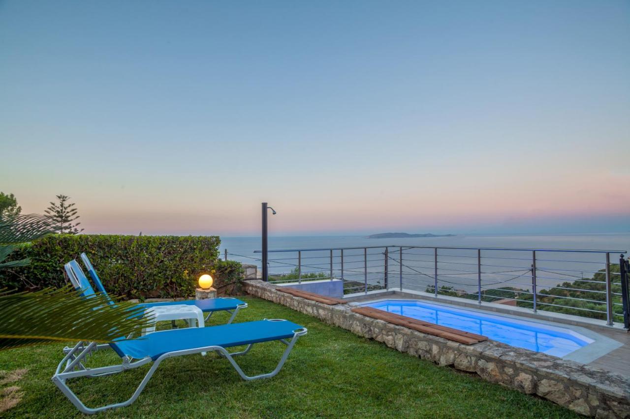 Panorama Traditional House With Private Pool Rodhiá Exterior foto