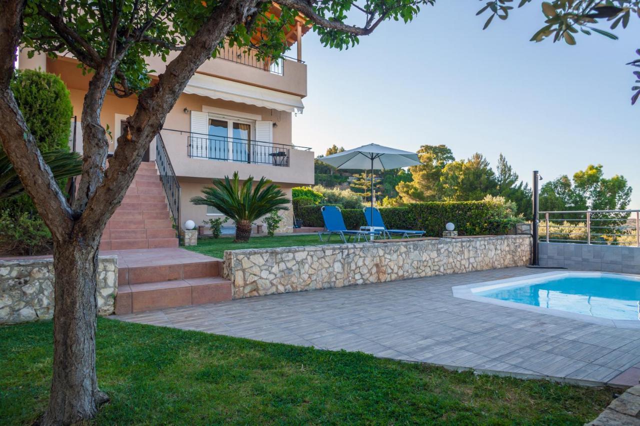 Panorama Traditional House With Private Pool Rodhiá Exterior foto