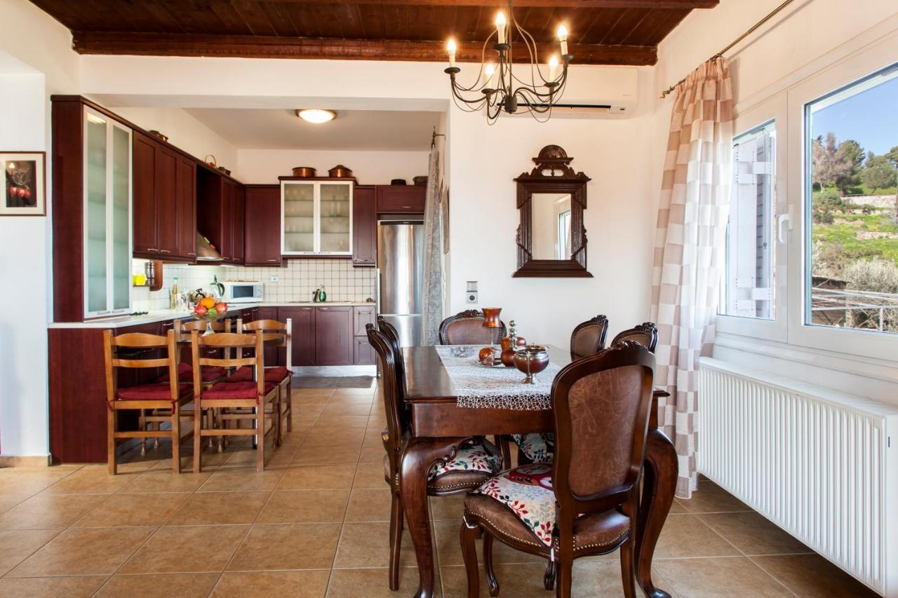 Panorama Traditional House With Private Pool Rodhiá Exterior foto